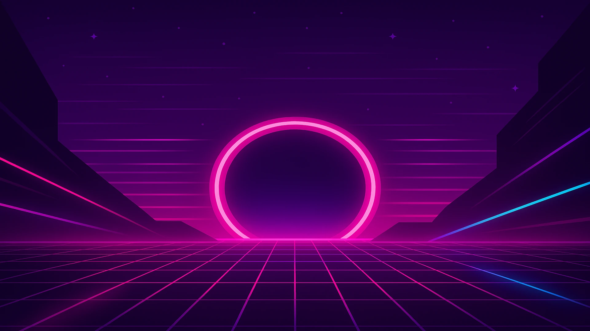 Abstract futuristic background representing Raquon Games' innovation